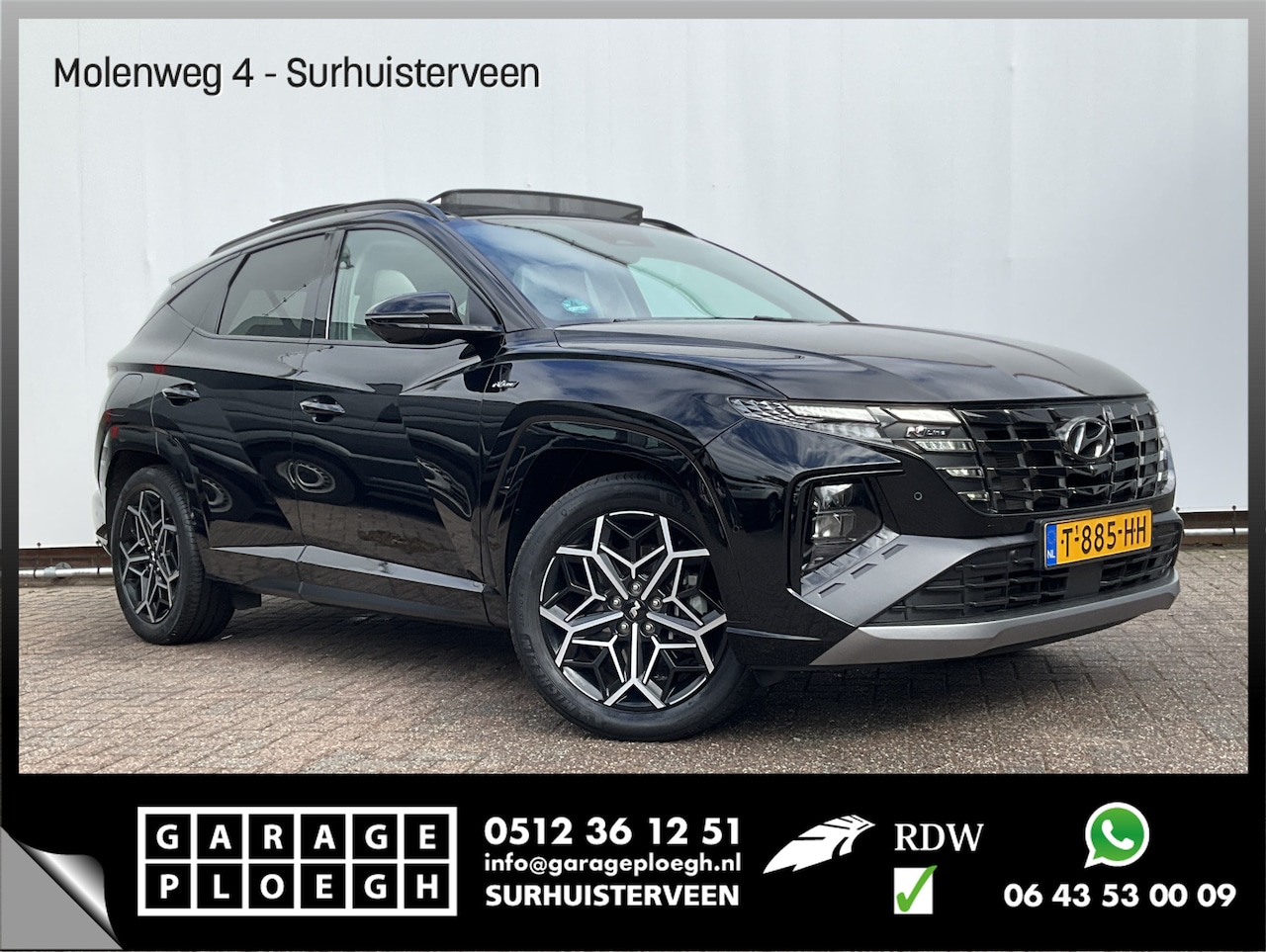 Hyundai Tucson - 1.6 T-GDI PHEV 271pk Premium Sky 4WD Pano.dak Leer 360° - AutoWereld.nl