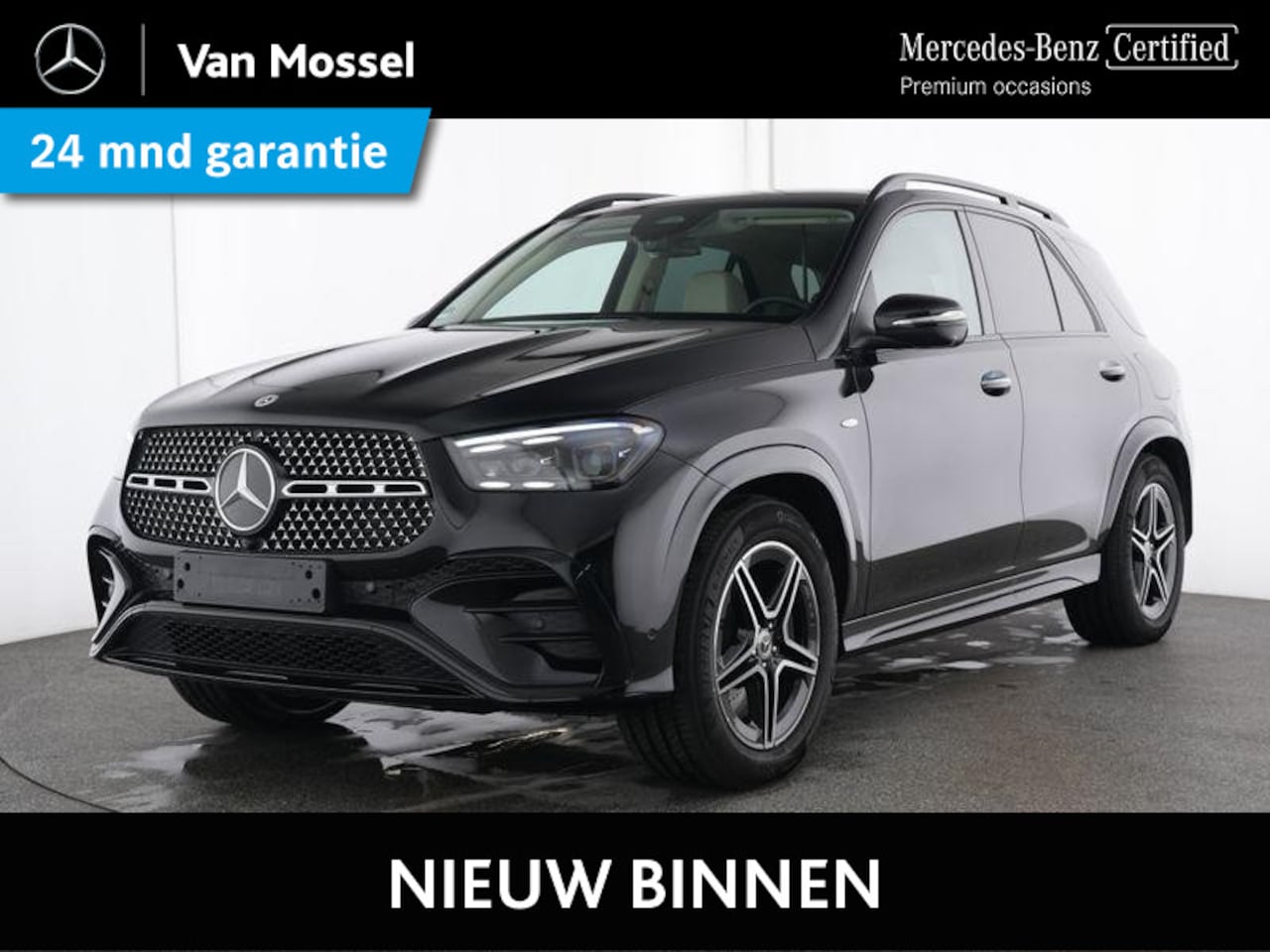 Mercedes-Benz GLE-Klasse - 400 e 4MATIC AMG Line / Panoramadak/ Night/ Burmester/ AIRMATIC/ Memory/ Beige interieur - AutoWereld.nl
