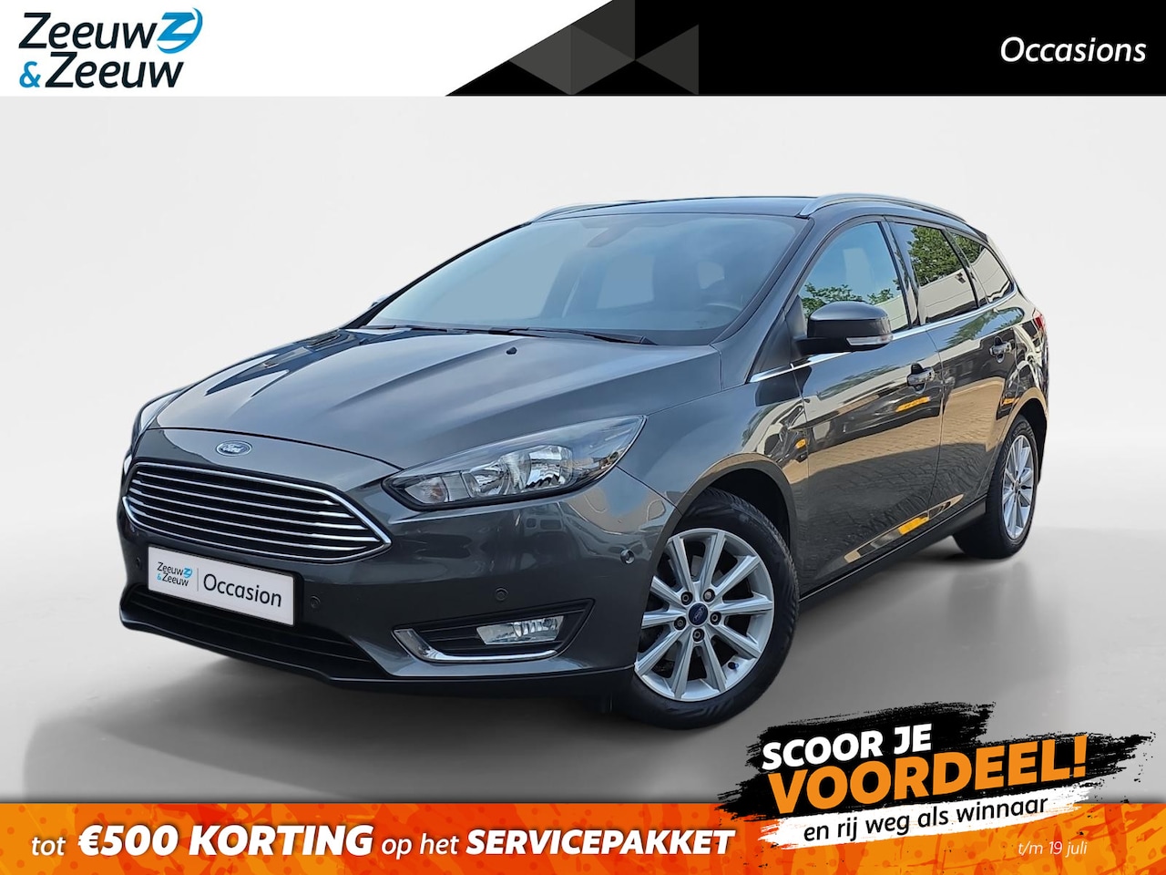 Ford Focus Wagon - 1.0 Titanium | Goed onderhouden! | Apple Carplay/Android Auto | Cruise Control | Achteruit - AutoWereld.nl