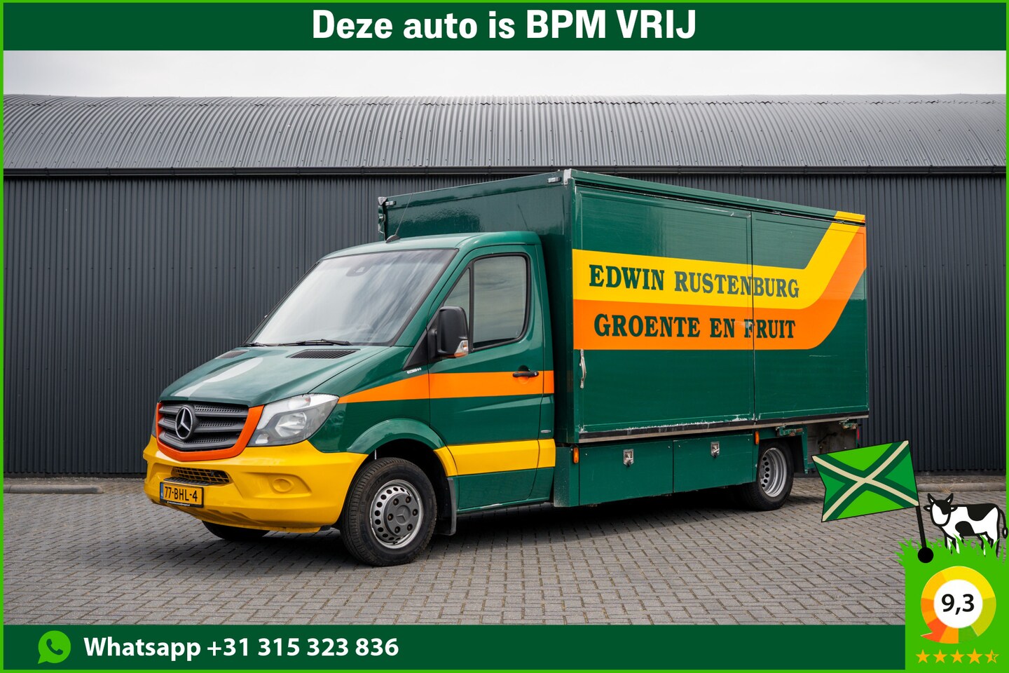 Mercedes-Benz Sprinter - 516CDI | Bakwagen | EURO 6 | Huifzeil | Schuifwanden | Legbordstellingen | Trekhaak - AutoWereld.nl