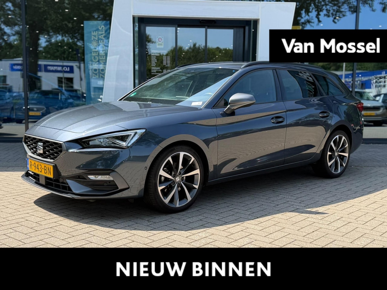 SEAT Leon Sportstourer - 1.0 eTSI FR Business Intense | WORDT VERWACHT | NAVIGATIE | ACHTERUITRIJCAMERA | SFEERVERL - AutoWereld.nl