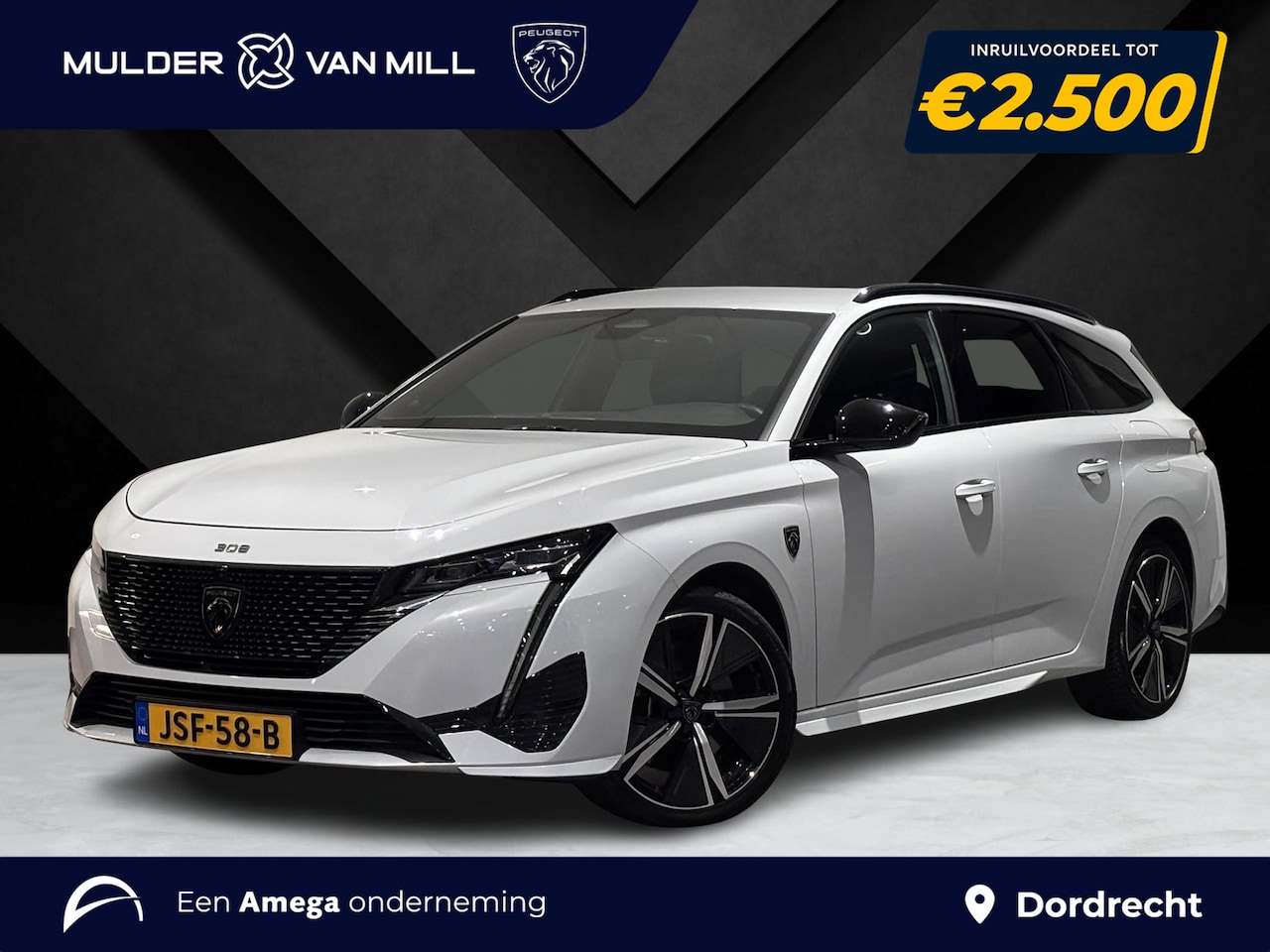 Peugeot 308 SW - GT 1.6 HYbrid PHEV 225pk e-EAT8 | FOCAL HIFI | ELEKTR. A.KLEP | 360° CAMERA | STUUR+VOORRU - AutoWereld.nl