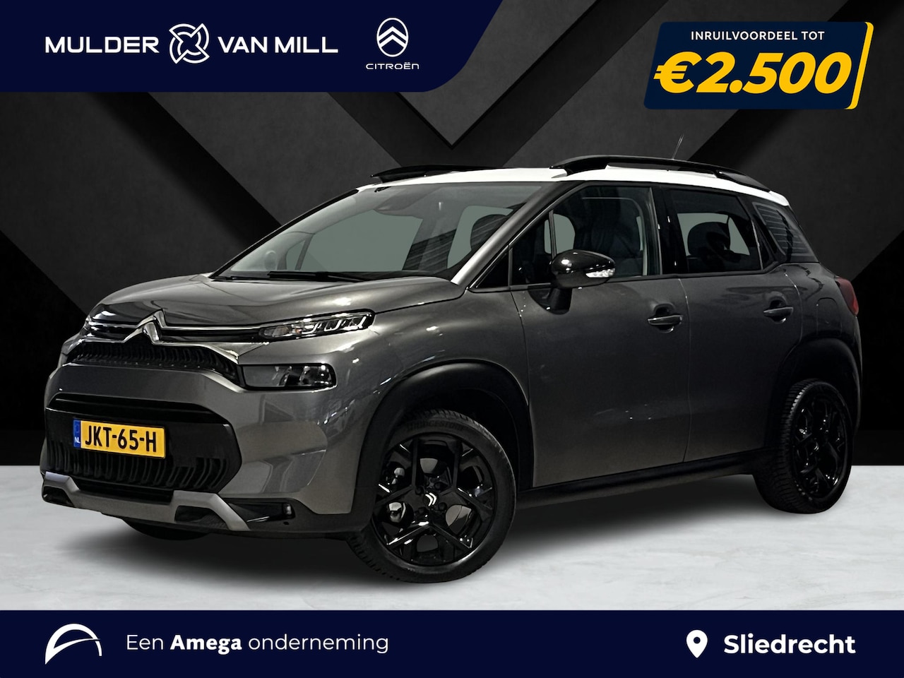 Citroën C3 Aircross - Shine Pack 1.2 Turbo 110pk | LEDER | STOELVERW. | KEYLESS ENTRY | HEAD-UP DISPLAY | 17" LM - AutoWereld.nl