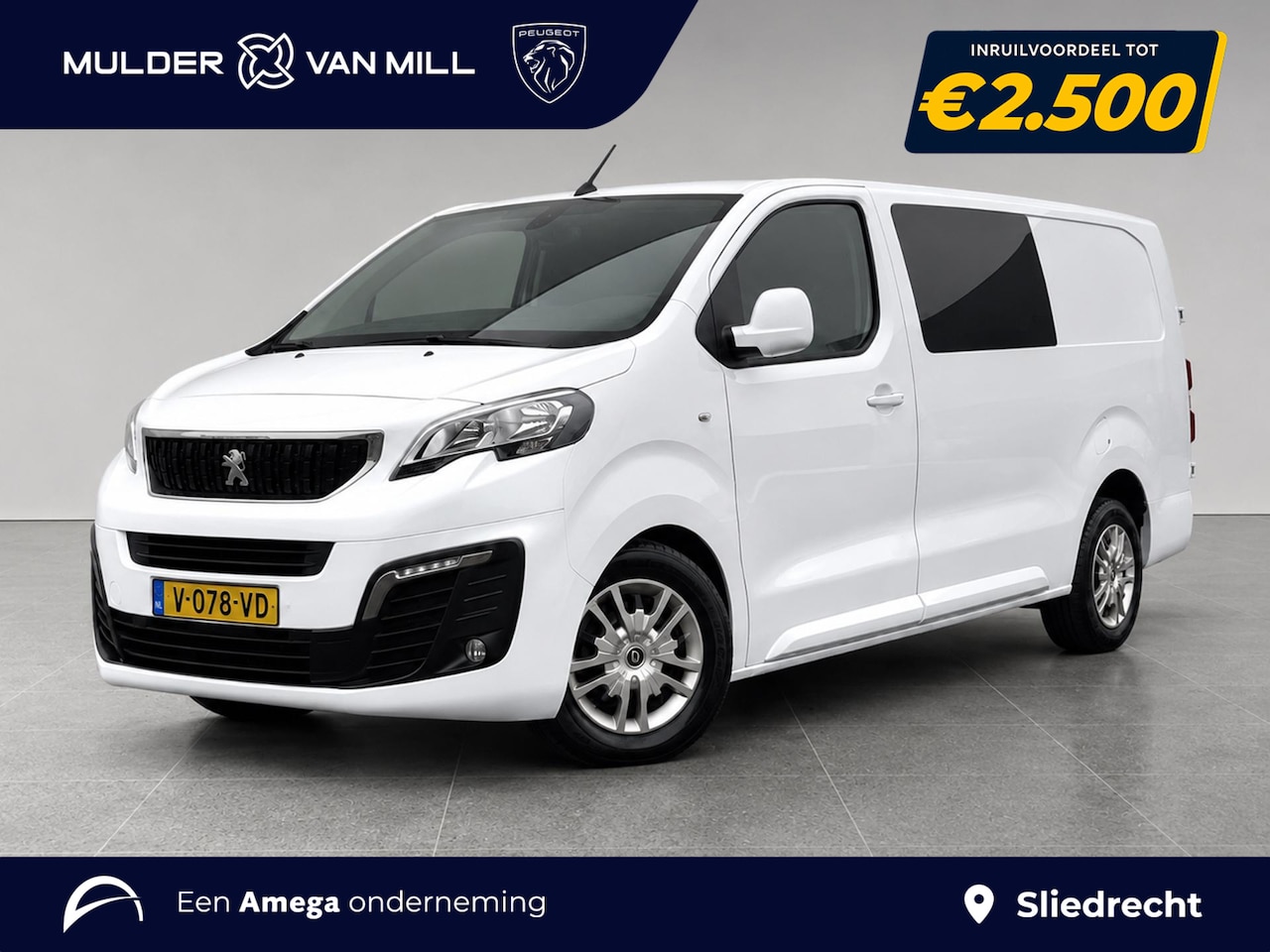 Peugeot Expert - DC Premium Pack 2.0 BlueHDi 180pk EAT6 | DUBBELE CABINE! | NAVI | TREKHAAK | AIRCO | CRUIS - AutoWereld.nl