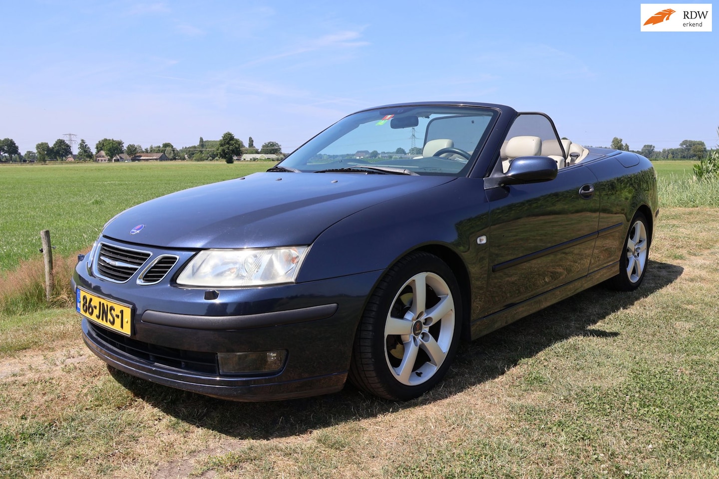 Saab 9-3 Cabrio - 1.8t Vector|Automaat|Trekhaak|Elek. kap|Airco|Nieuwe apk|Stoelverwarming| - AutoWereld.nl