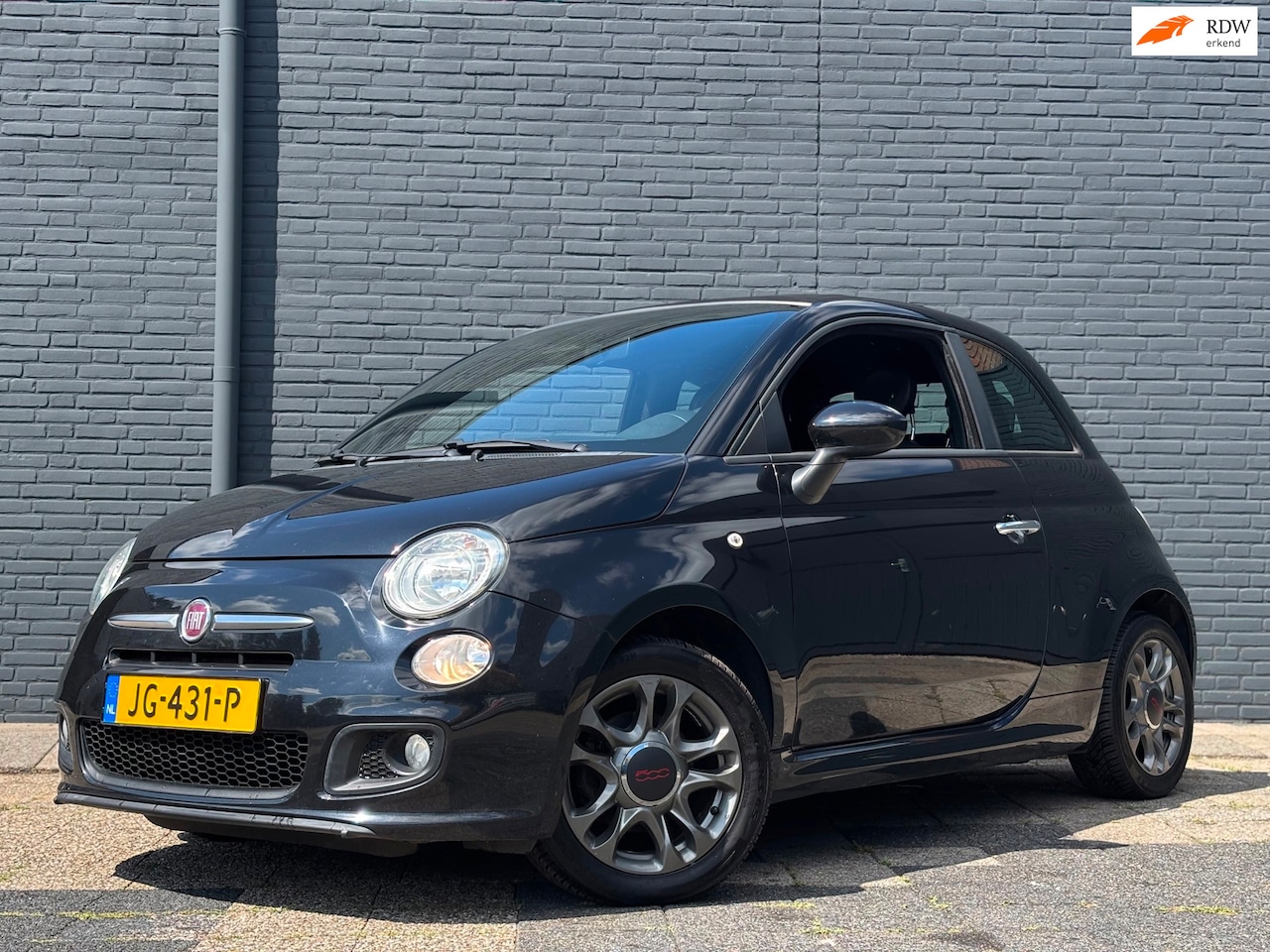 Fiat 500 - 0.9 Sport Cabrio | Climate | Half leder - AutoWereld.nl