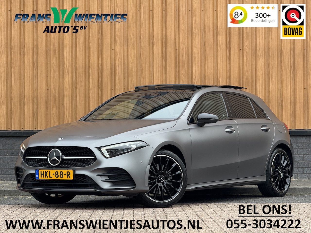 Mercedes-Benz A-klasse - 250 e Premium Plus | Grafietgrijs Mango | Burmester | Panorama dak | Head-Up Display | 360 - AutoWereld.nl
