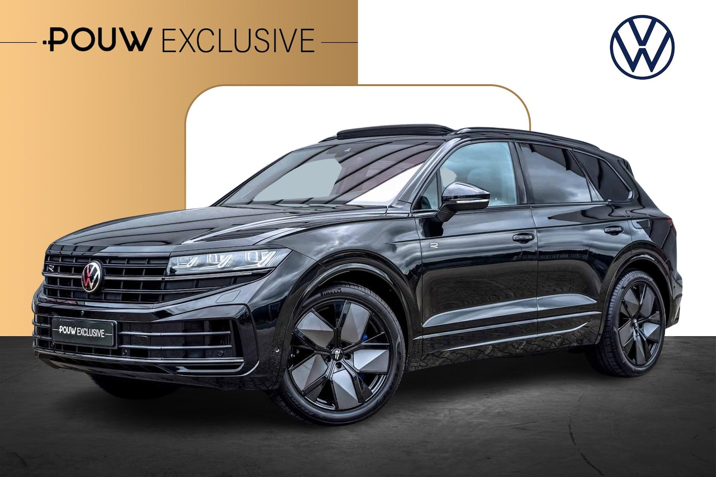 Volkswagen Touareg - R 3.0 TSI eHybrid 462pk 4MOTION | SoH 100% | Luchtvering | Panoramadak | Lederen bekleding - AutoWereld.nl