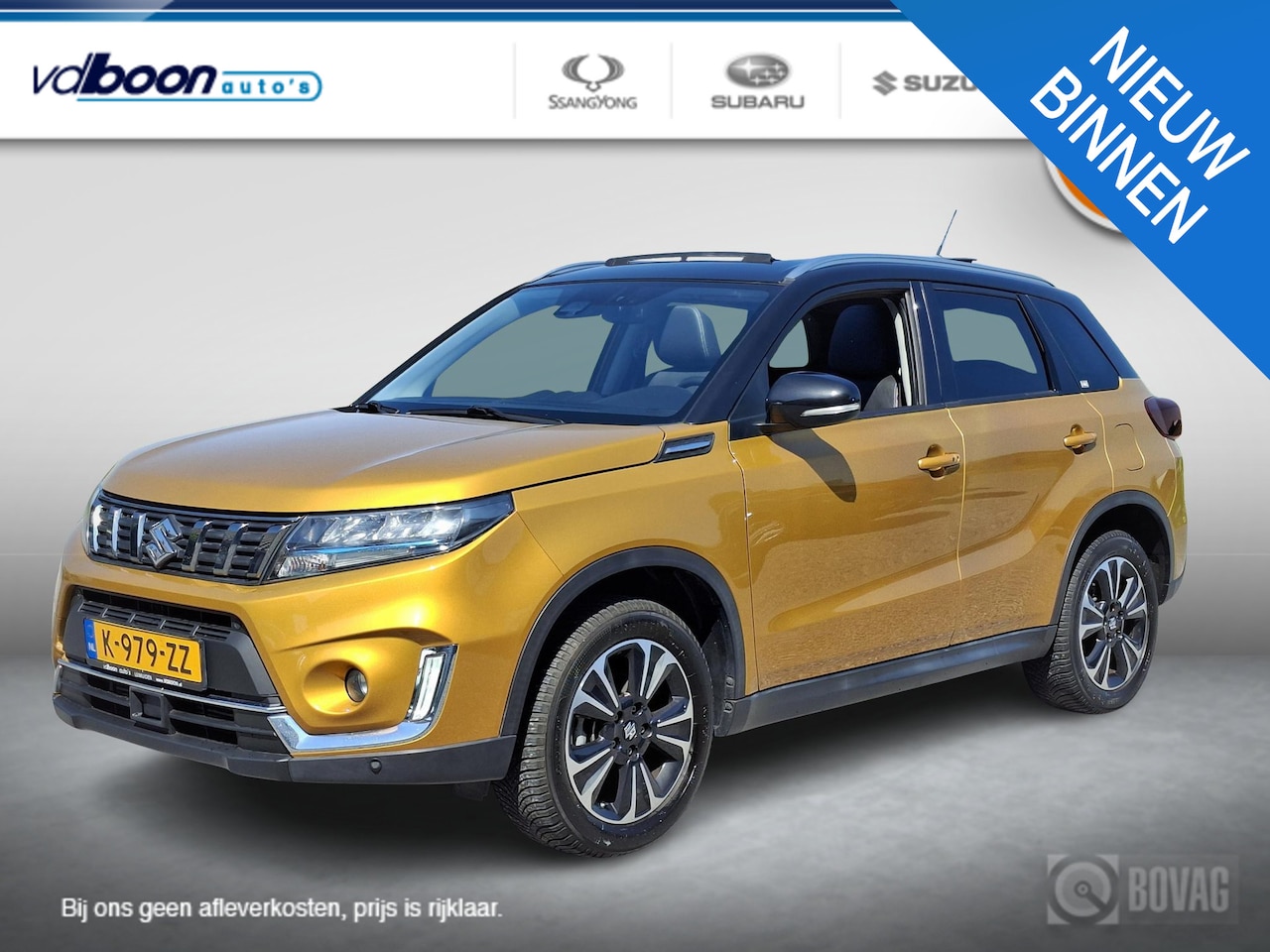 Suzuki Vitara - 1.4 Boosterjet Style Smart Hybrid AUTOMAAT | PANO | rijklaarprijs!! - AutoWereld.nl