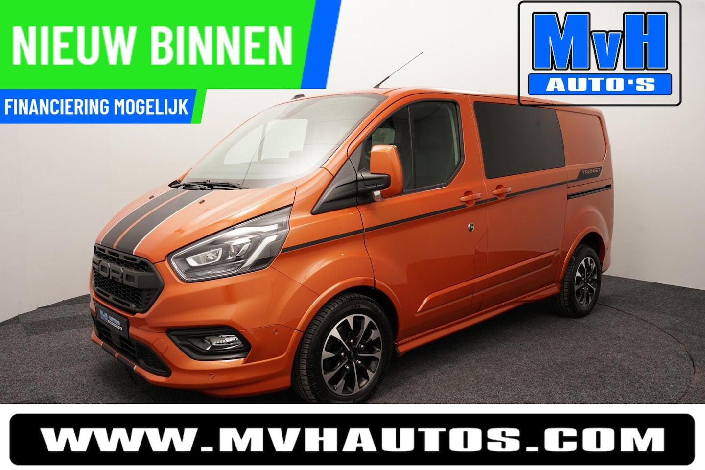 Ford Transit Custom - 320 2.0 TDCI L1H1 Sport DC|MARGE|CAMERA - AutoWereld.nl