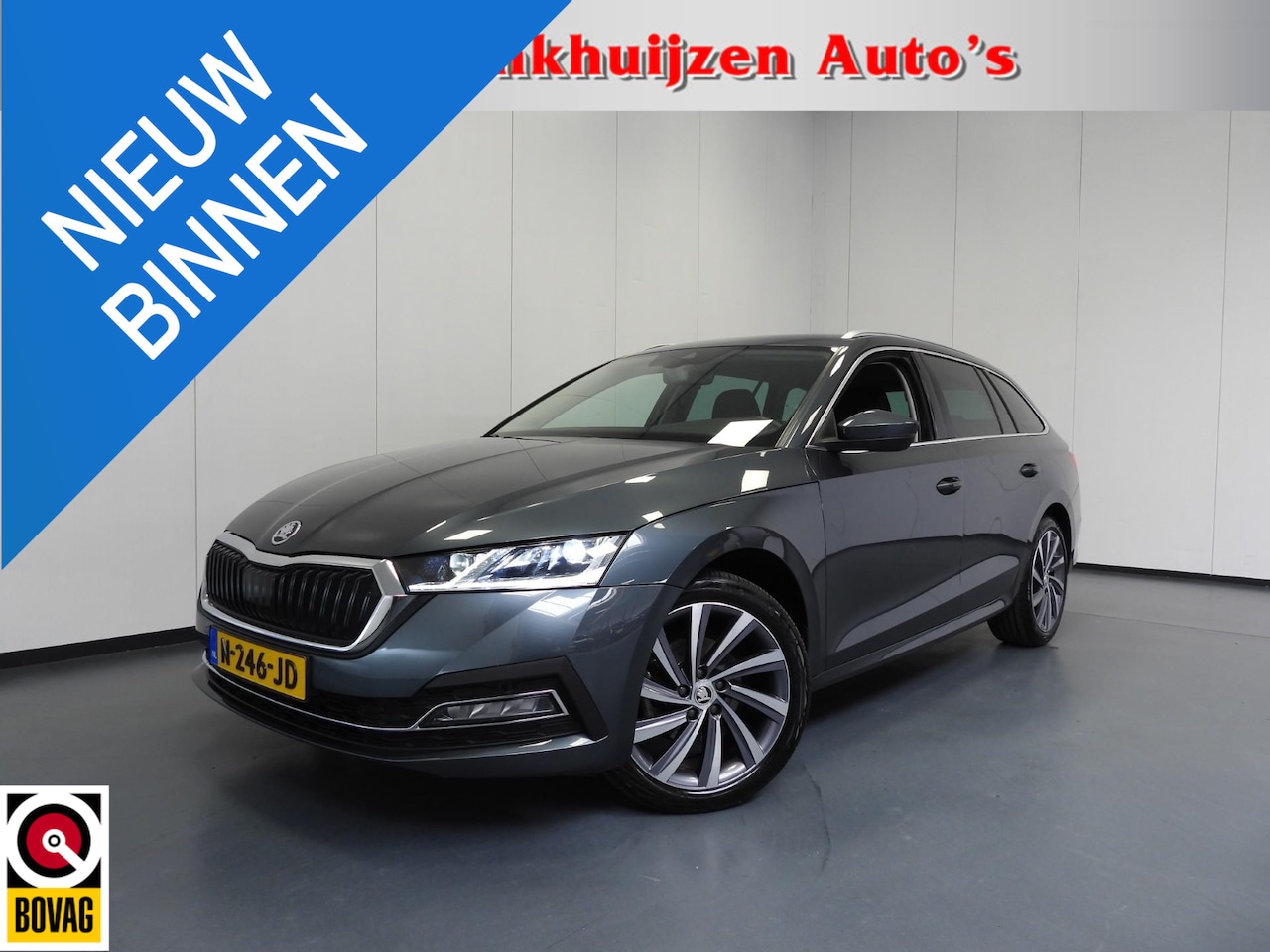Skoda Octavia Combi - 1.5 e-TSI Aut. Business Edition Plus NAVI/CAMERA/LED/TREKH./18"LMV! - AutoWereld.nl
