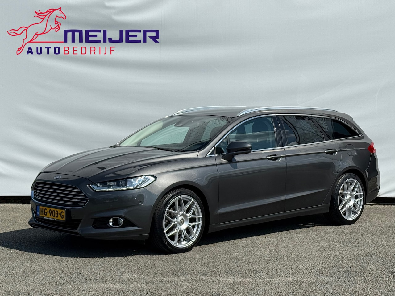 Ford Mondeo Wagon - 1.5 Titanium Leer|Clima|Cruise|Navigatie|Sportvelgen|Stoelverwarming + Ventilatie|Xenon|Tr - AutoWereld.nl