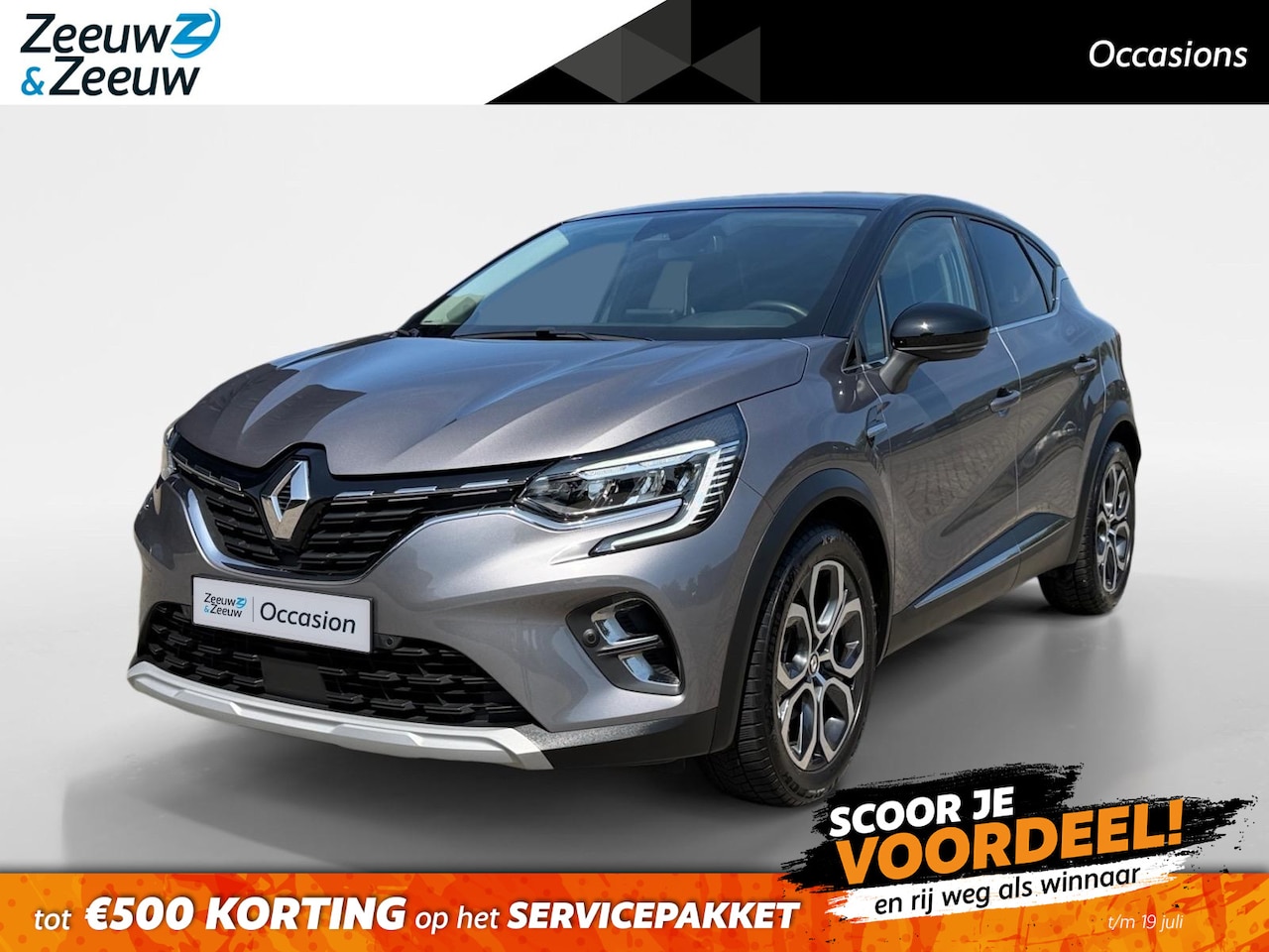 Renault Captur - 145PK E-Tech Hybrid Intens Automaat | 9,3" Navi | Camera | Parkeersensoren | Apple CarPlay - AutoWereld.nl