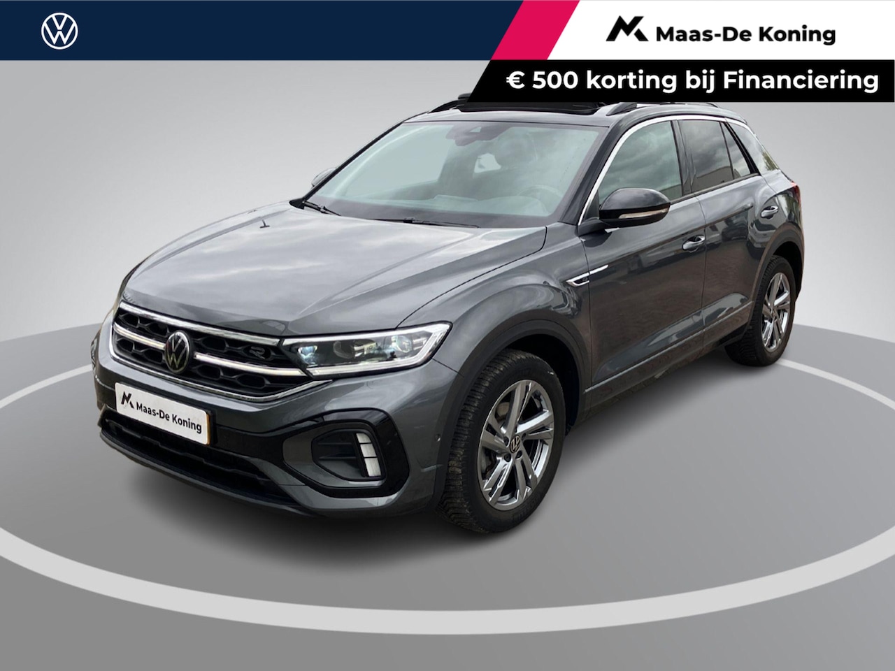 Volkswagen T-Roc - 1.5TSI/150PK R-Line Business+ · Panoramadak · Trekhaak · Camera · Apple/Android Car Play · - AutoWereld.nl