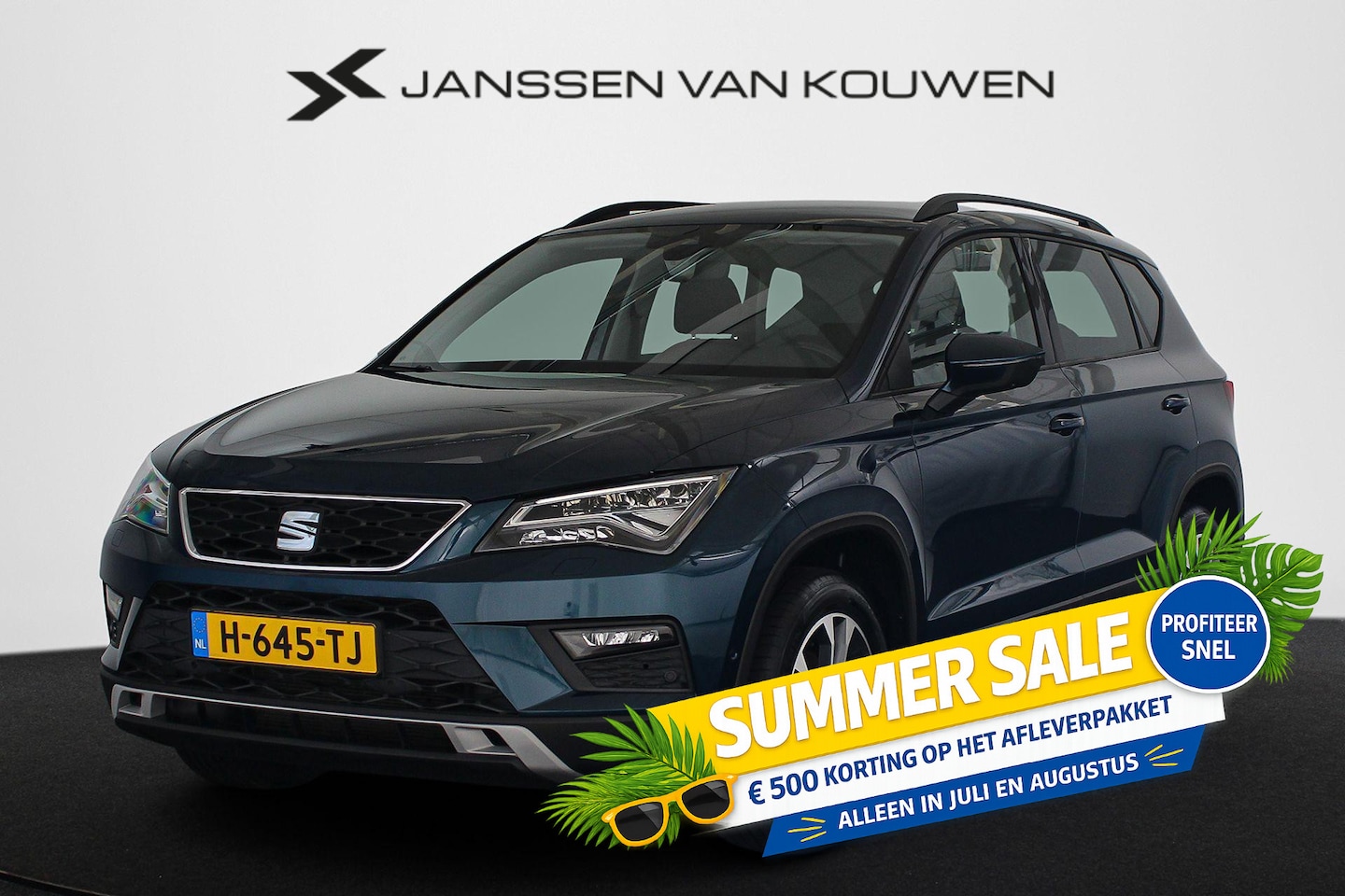 SEAT Ateca - 1.5 TSI Style Business Intense Automaat Trekhaak Stoelverwarming Virtual Dodehoek - AutoWereld.nl