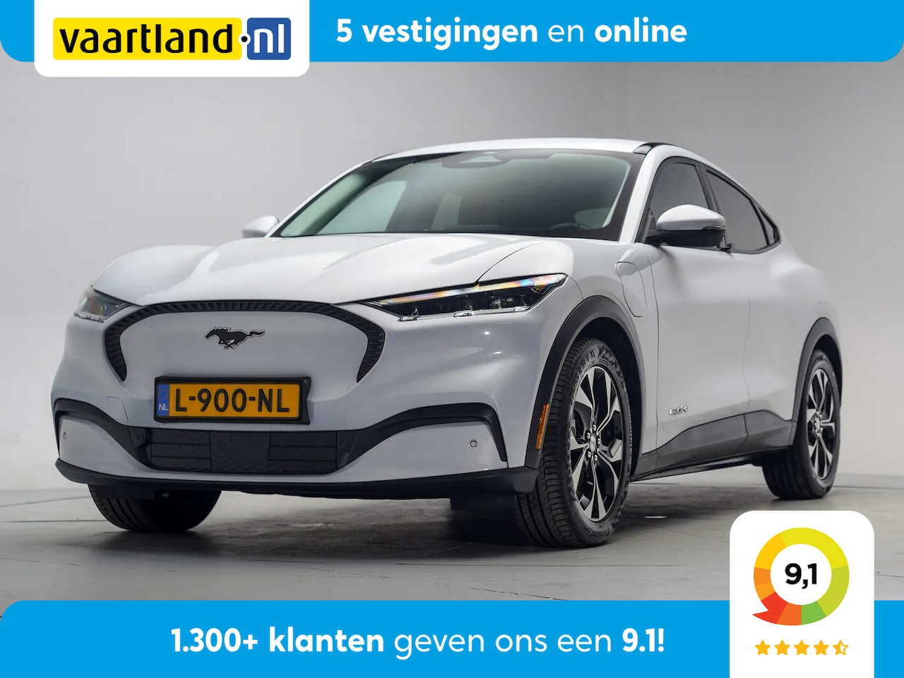Ford Mustang Mach-E - RWD 75 kWh [ Adapt.cruise Camera Leder ] - AutoWereld.nl
