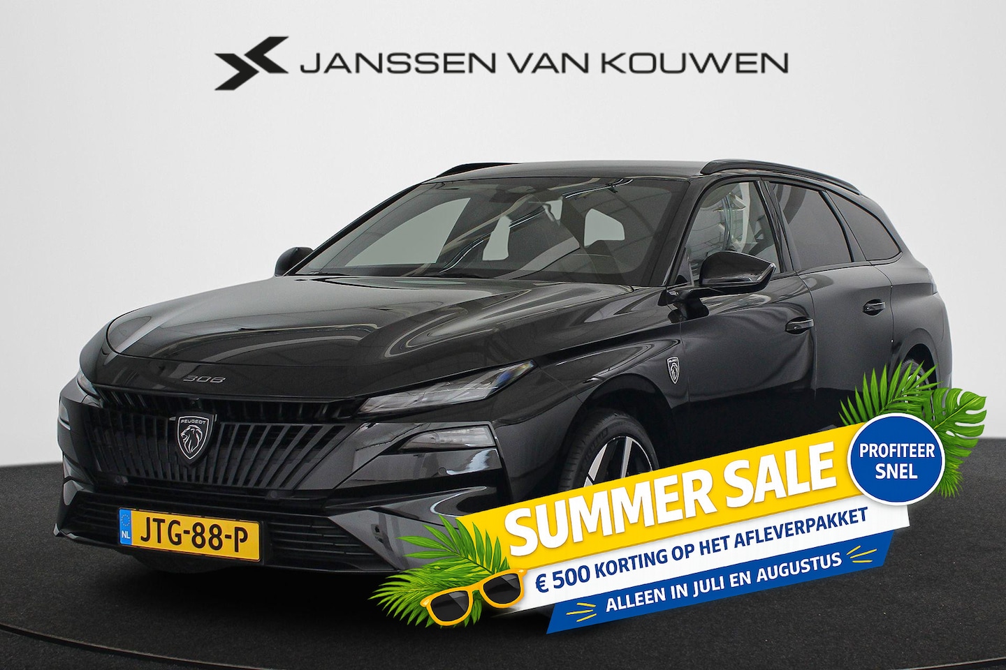 Peugeot e-308 SW - GT 54 kWh / Alcantara / 360 Camera / Adaptieve Cruise / Memory - AutoWereld.nl