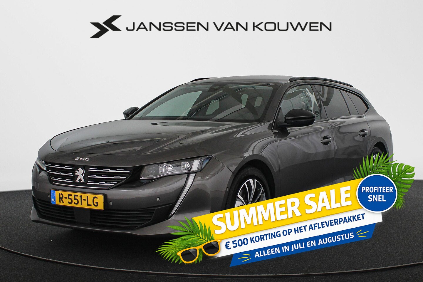 Peugeot 508 SW - 1.2 PureTech Allure Pack Business / Camera / LED / Adaptieve Cruise / Navigatie - AutoWereld.nl