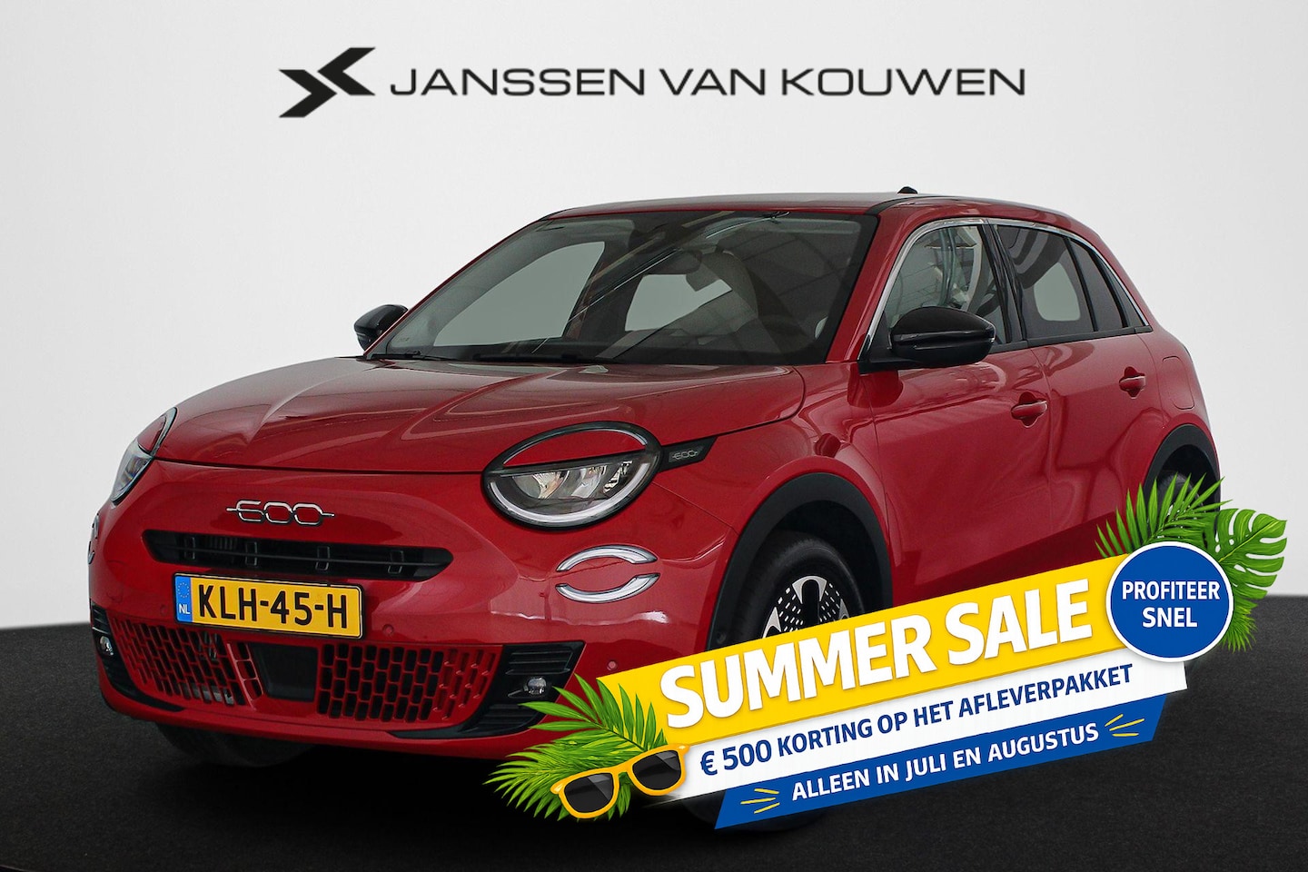 Fiat 600 - 1.2 Hybrid La Prima Stoelverwarming Massage Achteruitrijcamera Keyless - AutoWereld.nl