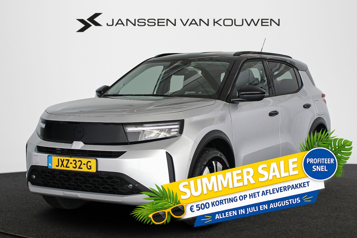 Opel Frontera - 1.2 Turbo Hybrid GS 7p. 145PK Stoel-Stuur-Voorruitverwarming Apple CarPlay Achteruitrijcam - AutoWereld.nl