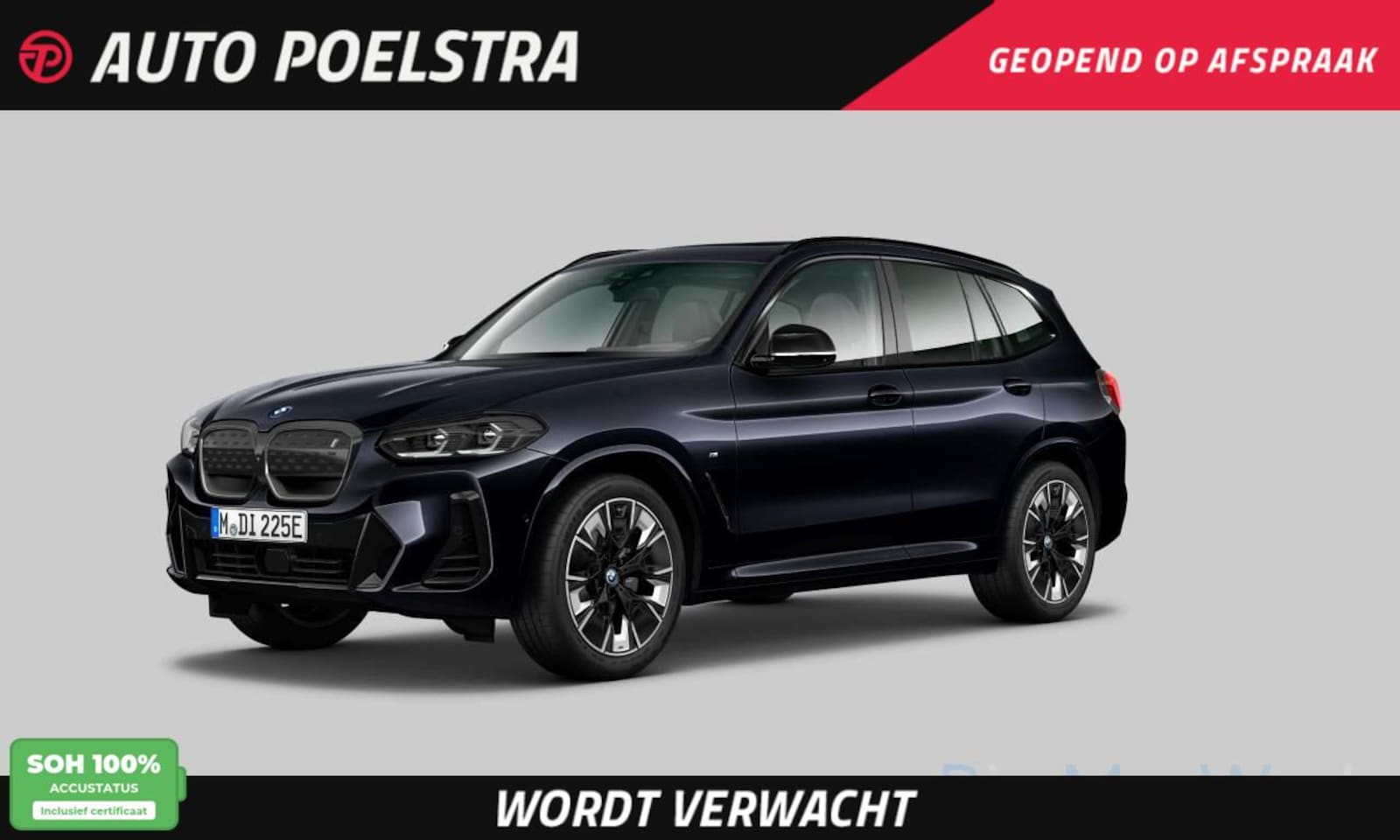 BMW iX3 - High Executive 80 kWh M Sport | SOH 100% | Panoramadak | Leder | HUD | Trekhaak | ACC | Ha - AutoWereld.nl