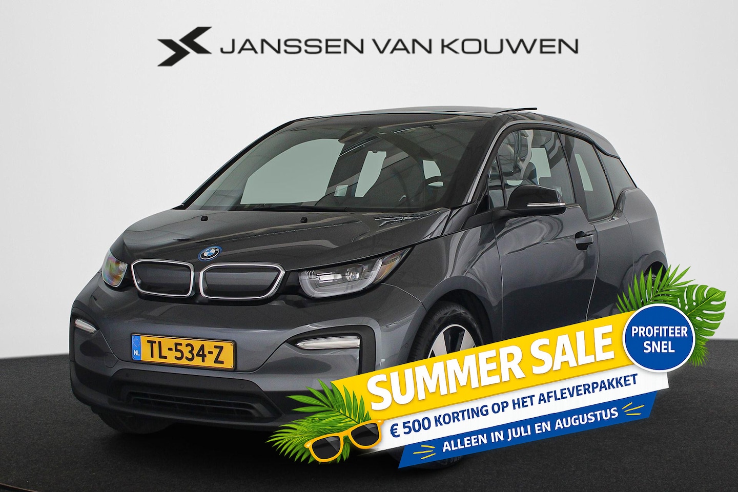 BMW i3 - Grey Edition 94Ah 33 kWh Panoramadak Keyless Stoelverwarming - AutoWereld.nl