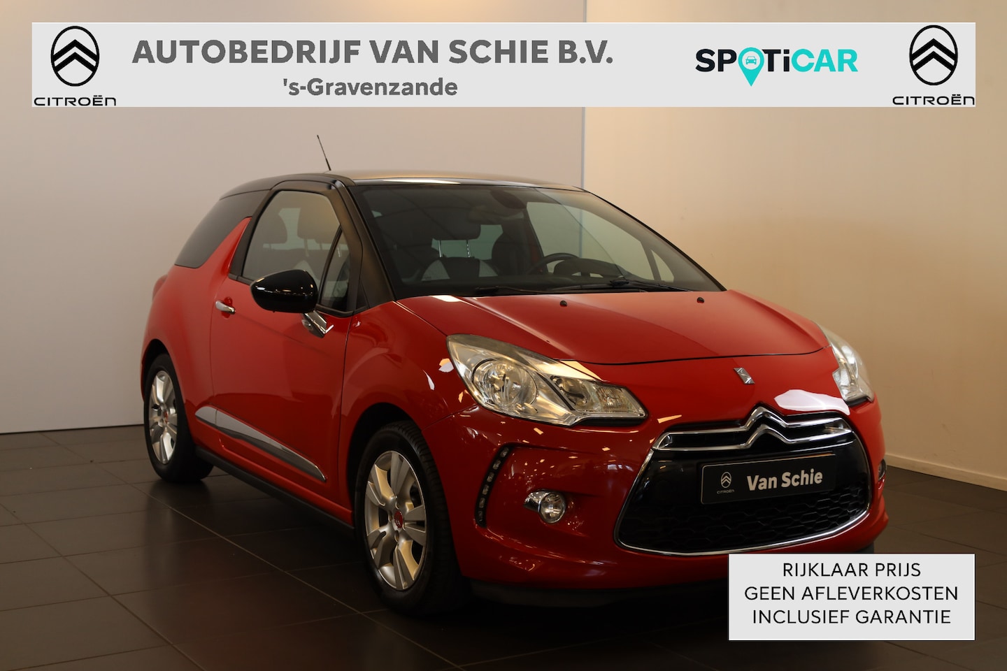 Citroën DS3 - VTi 120 So Chic Automaat 2 Tone Leer | 16" | HiFi audio | Stoelverwarming - AutoWereld.nl