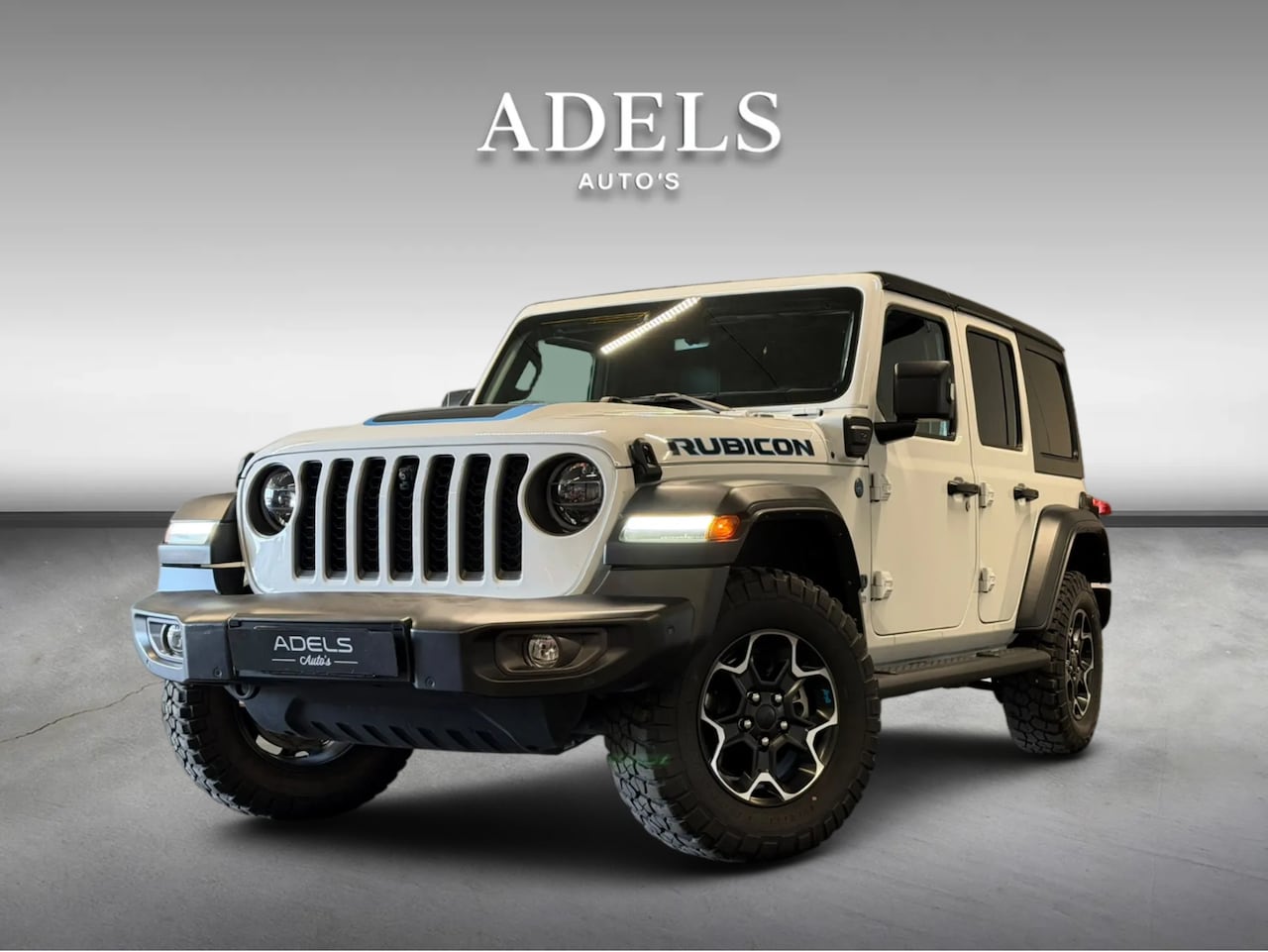 Jeep Wrangler Unlimited - 4xe 380 Rubicon Treeplanken Camera ACC Keyless Stoelverwarming Stuurwielverwarmbaar Dealer - AutoWereld.nl