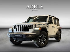 Jeep Wrangler Unlimited - 4xe 380 Rubicon Treeplanken Camera ACC Keyless Stoelverwarming Stuurwielverwarmbaar Dealer