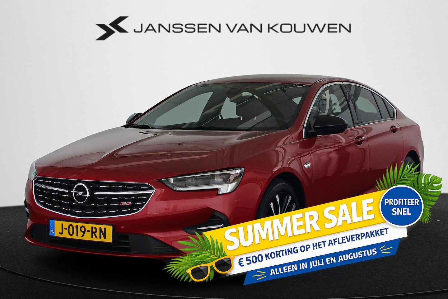 Opel Insignia Grand Sport - 2.0 Turbo Ultimate Automaat Trekhaak Leder Stoelverwarming Head-Up - AutoWereld.nl