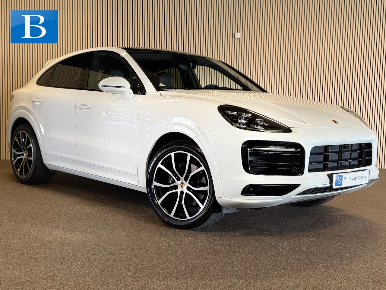 Porsche Cayenne Coupé - 3.0 E-Hybrid SPORT DESIGN-PANO-STOELEN 14 VOUDIG-MATRIX-VIERWIELBESTURING-ZEER COMPLEET - AutoWereld.nl