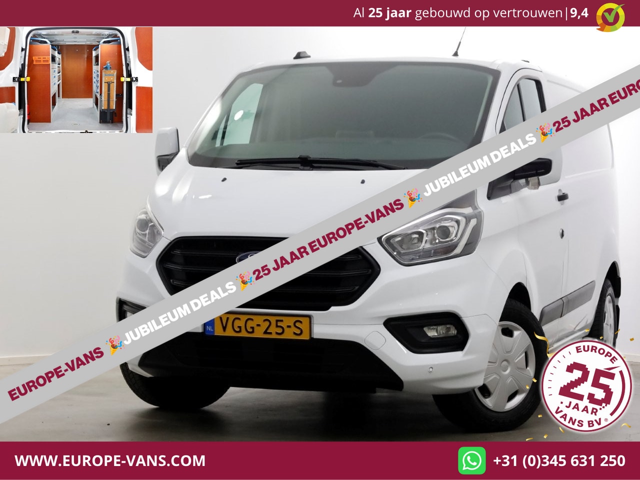 Ford Transit Custom - 340 2.0 TDCI 130pk L1H1 Trend Navi/Camera/Inrichting 06-2020 - AutoWereld.nl