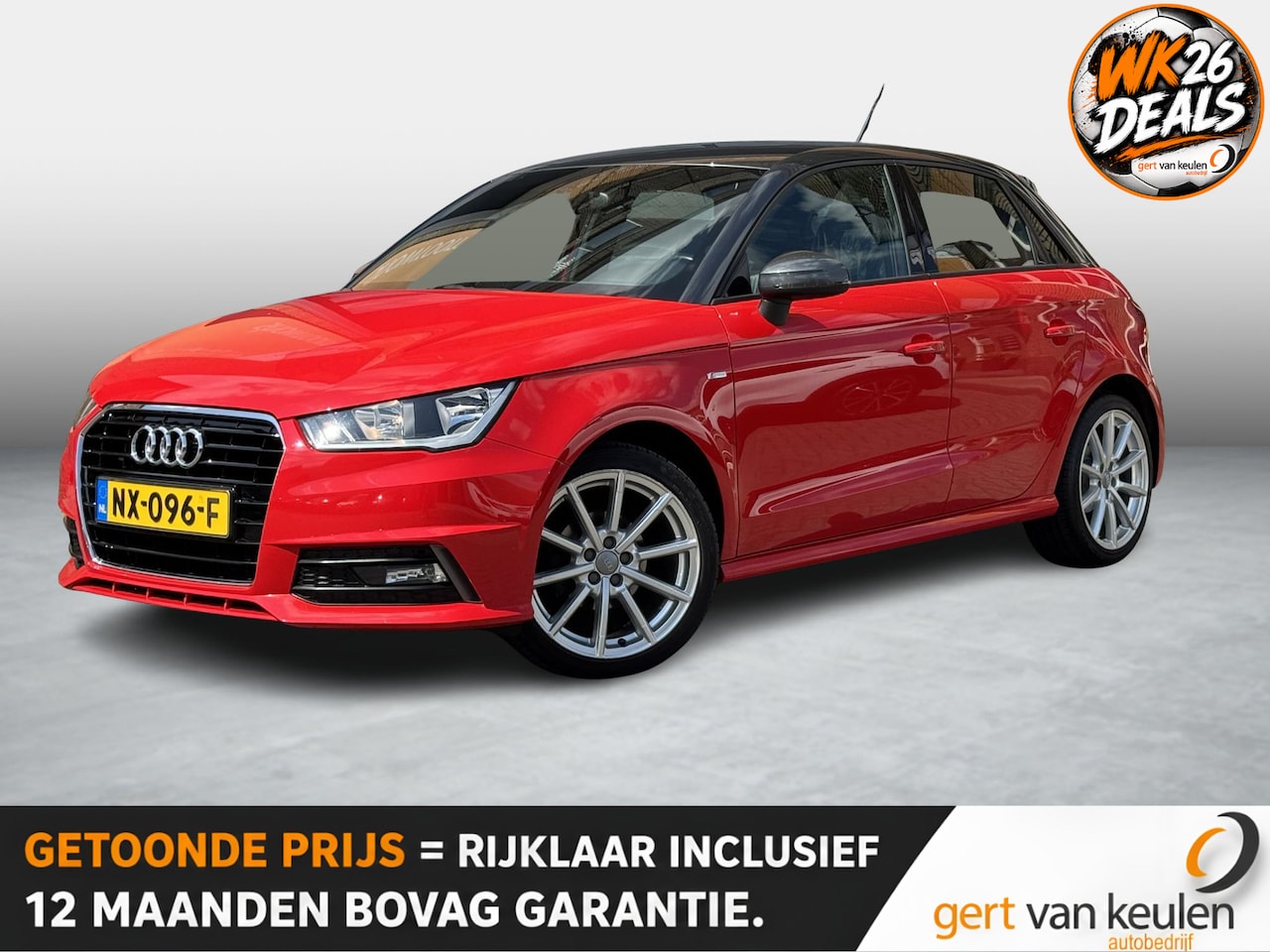 Audi A1 Sportback - 1.0 TFSI S-LINE SPORT 5-DEURS/NAVI/2-TONE/NL-AUTO - AutoWereld.nl