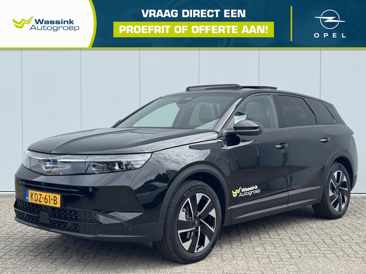 Opel Grandland - 1.2 Turbo Hybrid 145pk eDCT GS Business Edition | Stoel verwarming | Stuurverwarming | Ele - AutoWereld.nl