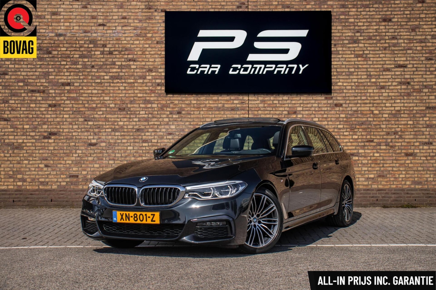 BMW 5-serie Touring - 520i M-Sport, Orig. NL, Pano, Leder - AutoWereld.nl