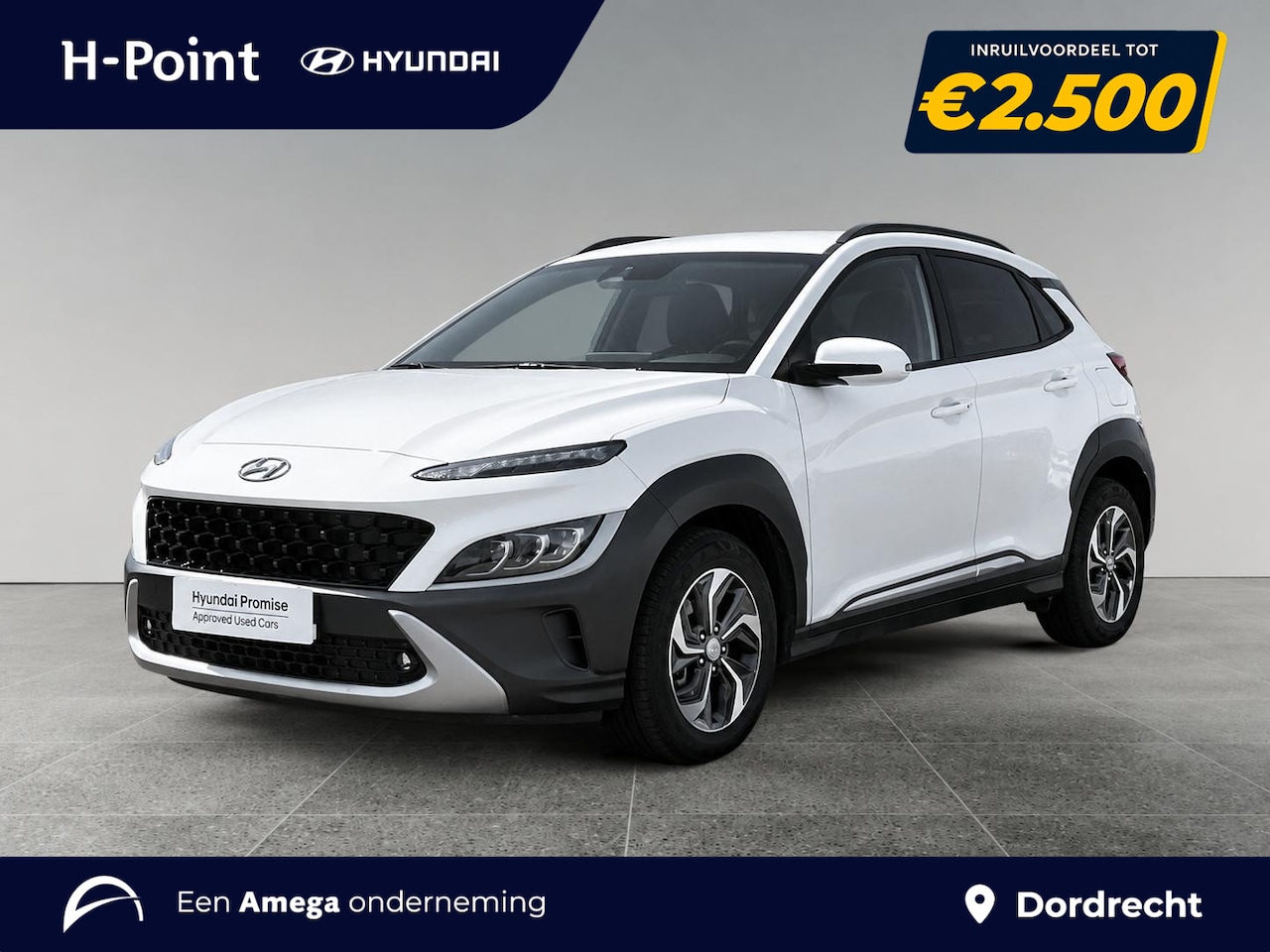Hyundai Kona - Comfort Smart 1.6 GDI HEV 140pk | KEYLESS ENTRY | NAVI | APPLE CARPLAY / ANDROID AUTO | LM - AutoWereld.nl