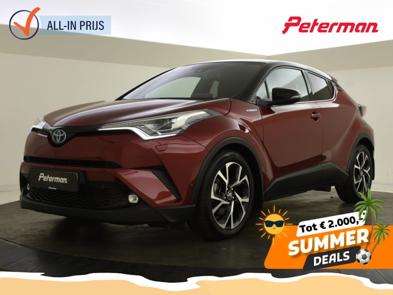Toyota C-HR - 1.8 Hybrid Bi-Tone | All Season | Blindspot | PDC - AutoWereld.nl