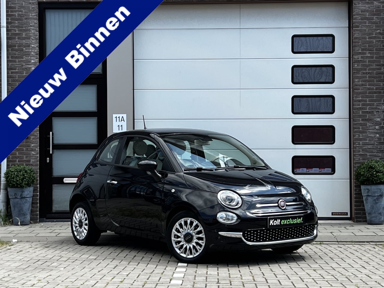 Fiat 500 - 1.0 Hybrid Lounge 70 PK | Apple CarPlay | Airco | Navigatie | Cruise Control | Park Sensor - AutoWereld.nl