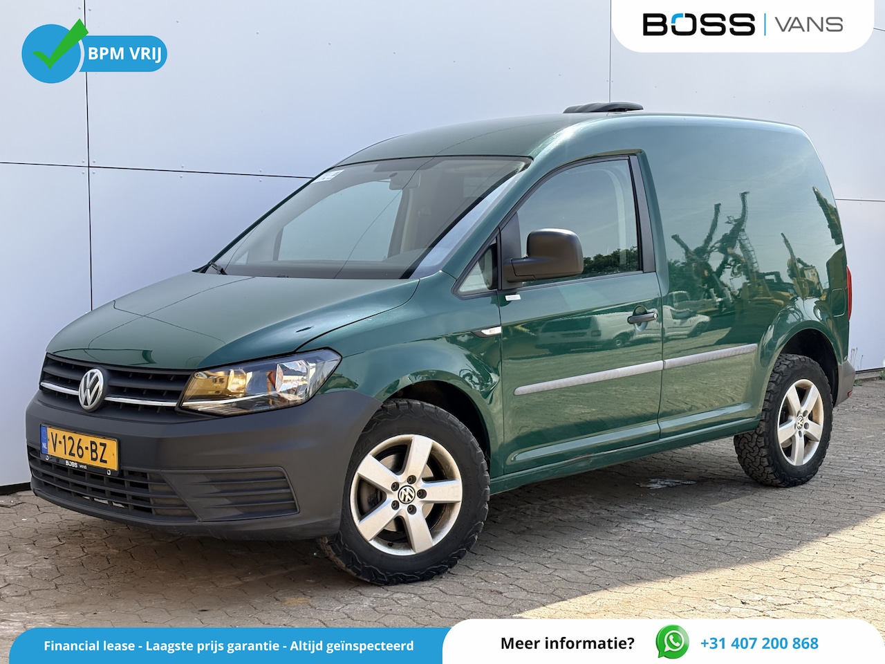 Volkswagen Caddy - 2.0 TDI 4x4 123PK L1 4 Motion AWD Airco Cruise Control Trekhaak Parkeersensoren - AutoWereld.nl