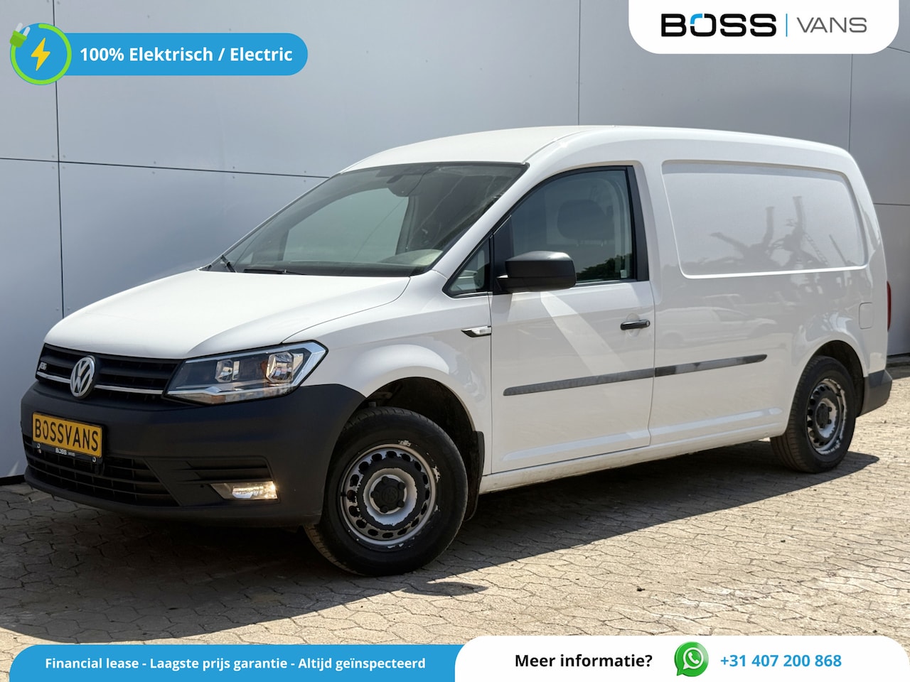 Volkswagen Caddy Maxi - e-Caddy 37kWh 113PK L2H1 Elektrisch Caddy ABT Maxi 37,3kWh 159km WLTP Trekhaak Airco Stoel - AutoWereld.nl