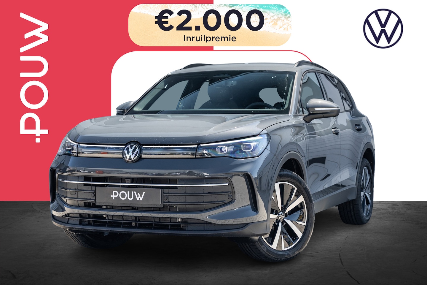 Volkswagen Tiguan - 1.5 eHybrid 204pk DSG Life Edition | Trekhaak | Design Pakket - AutoWereld.nl