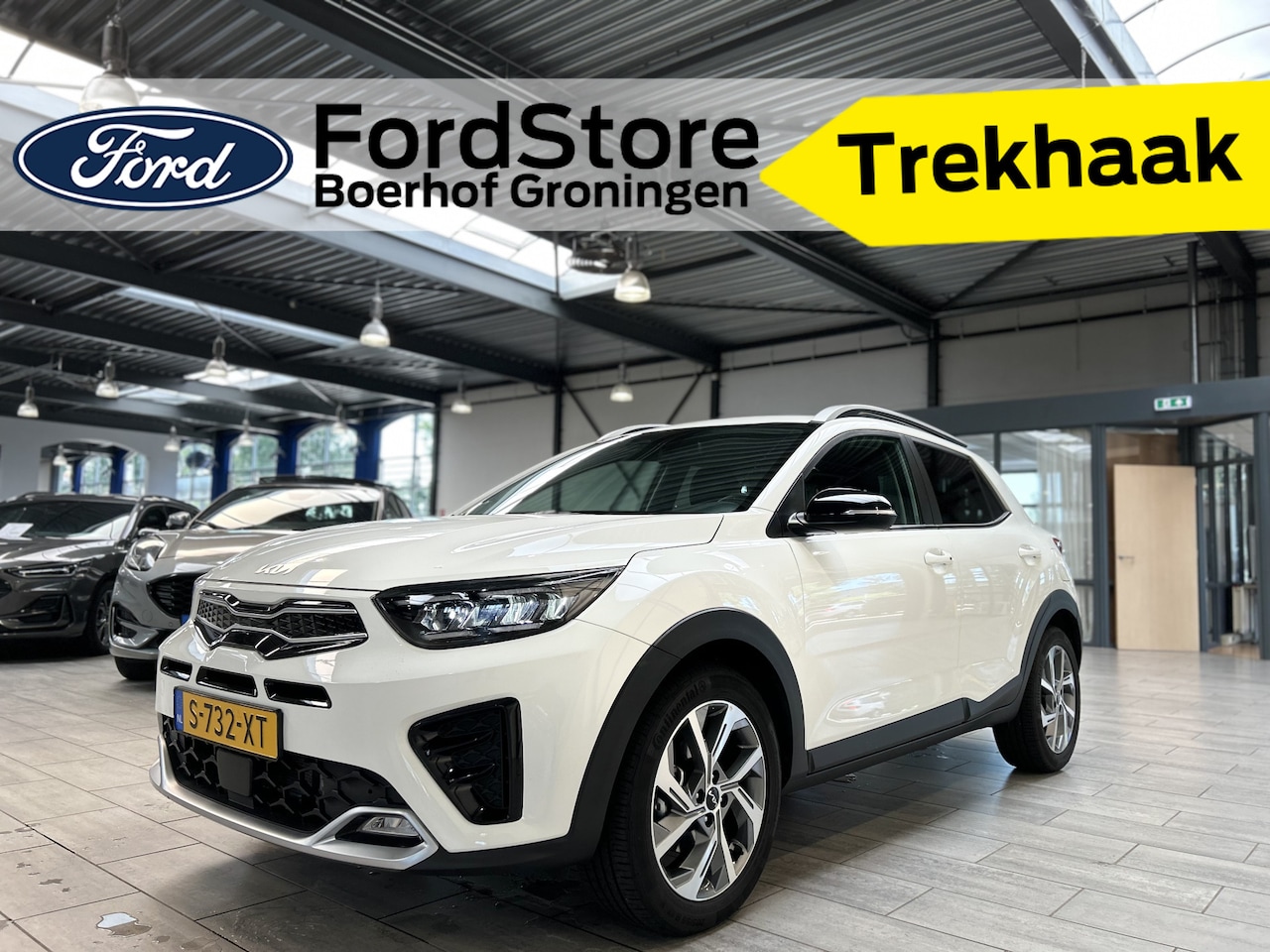 Kia Stonic - 1.0 T-GDi MHEV 100pk GT-Line | Trekhaak | Stoelverwarming | Stuurwielverwarming | Clima | - AutoWereld.nl