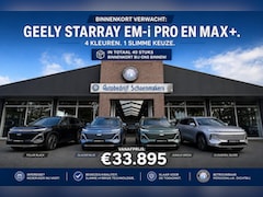 Geely Starray EM-i - 1.5 Pro 20 STUKS DIVERSE-KLEUREN LEER STOEL/STUURVERW. 360-CAM CARPLAY ACC DAB
