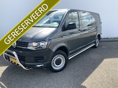 Volkswagen Transporter - MARGE 2.0 TDI L2H1 Dub Cab 5 Pers Airco Cruise Navi Trekhaak 2200 kg Alu Velg Side Bar Cam