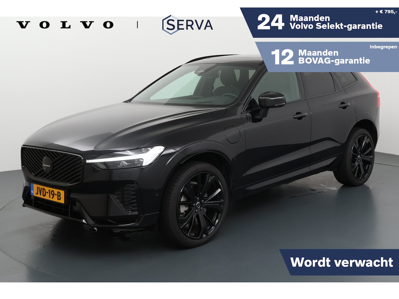 Volvo XC60 - T6 Plug-in hybrid AWD Ultra Black Edition | Panoramadak | 360° camera | Luchtvering | Head - AutoWereld.nl