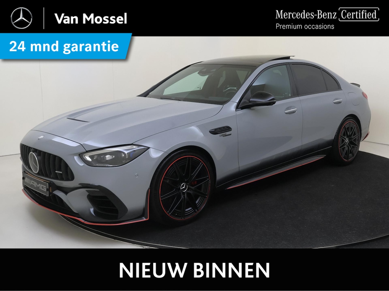 Mercedes-Benz C-klasse - AMG 63 S E Performance Night Edition / F1 Edition/ 20 inch/ Perf. Stoelen/ Carbon/ Night 1 - AutoWereld.nl