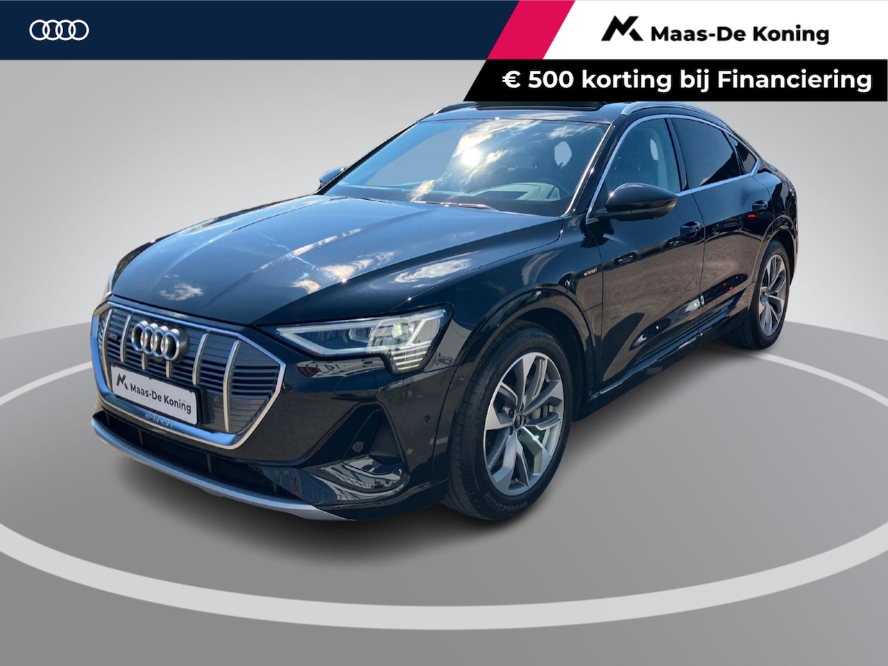 Audi e-tron Sportback - 55 quattro S Line 95 kWh 300kW/408PK · Panoramadak · Camera · Stoelverwarming · Drive sele - AutoWereld.nl