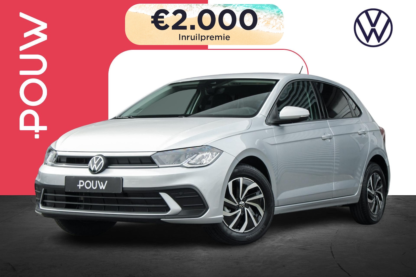 Volkswagen Polo - 1.0 TSI 95pk Life Edition | LMV 15'' | Cruise Control Adaptief - AutoWereld.nl