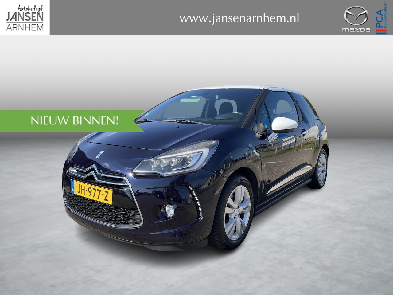 DS 3 - 1.2 PureTech Business 1.2 PureTech Business , Navi, Cruise, Clima, All Season, LMV 16 Inch, Led Koplampen, Bluet - AutoWereld.nl
