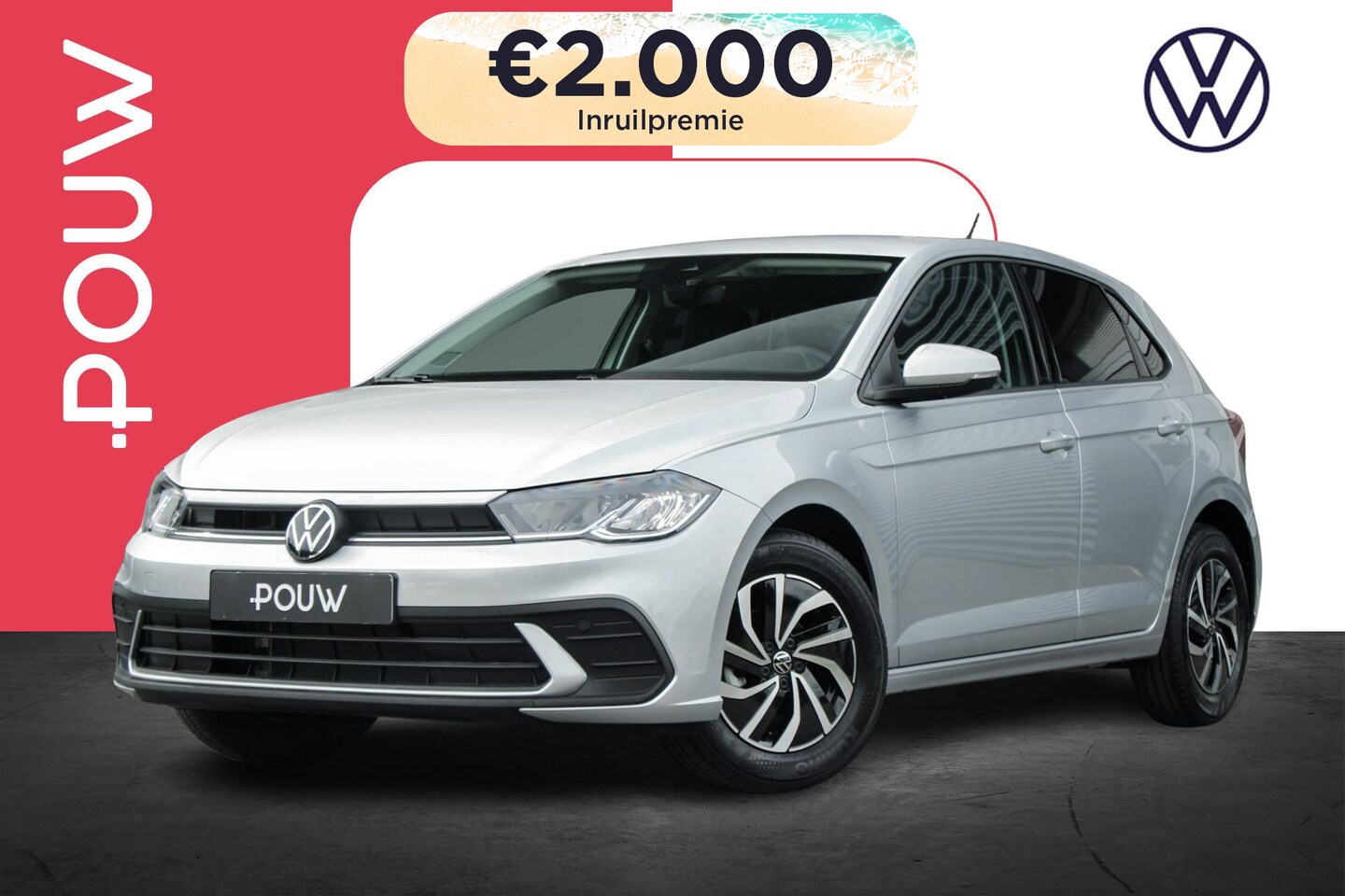 Volkswagen Polo - 1.0 TSI 95pk Life Edition | LMV 15'' | Cruise Control Adaptief - AutoWereld.nl
